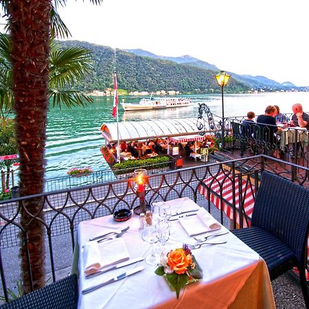 Albergo Ristorante Della Posta Morcote Bagian luar foto