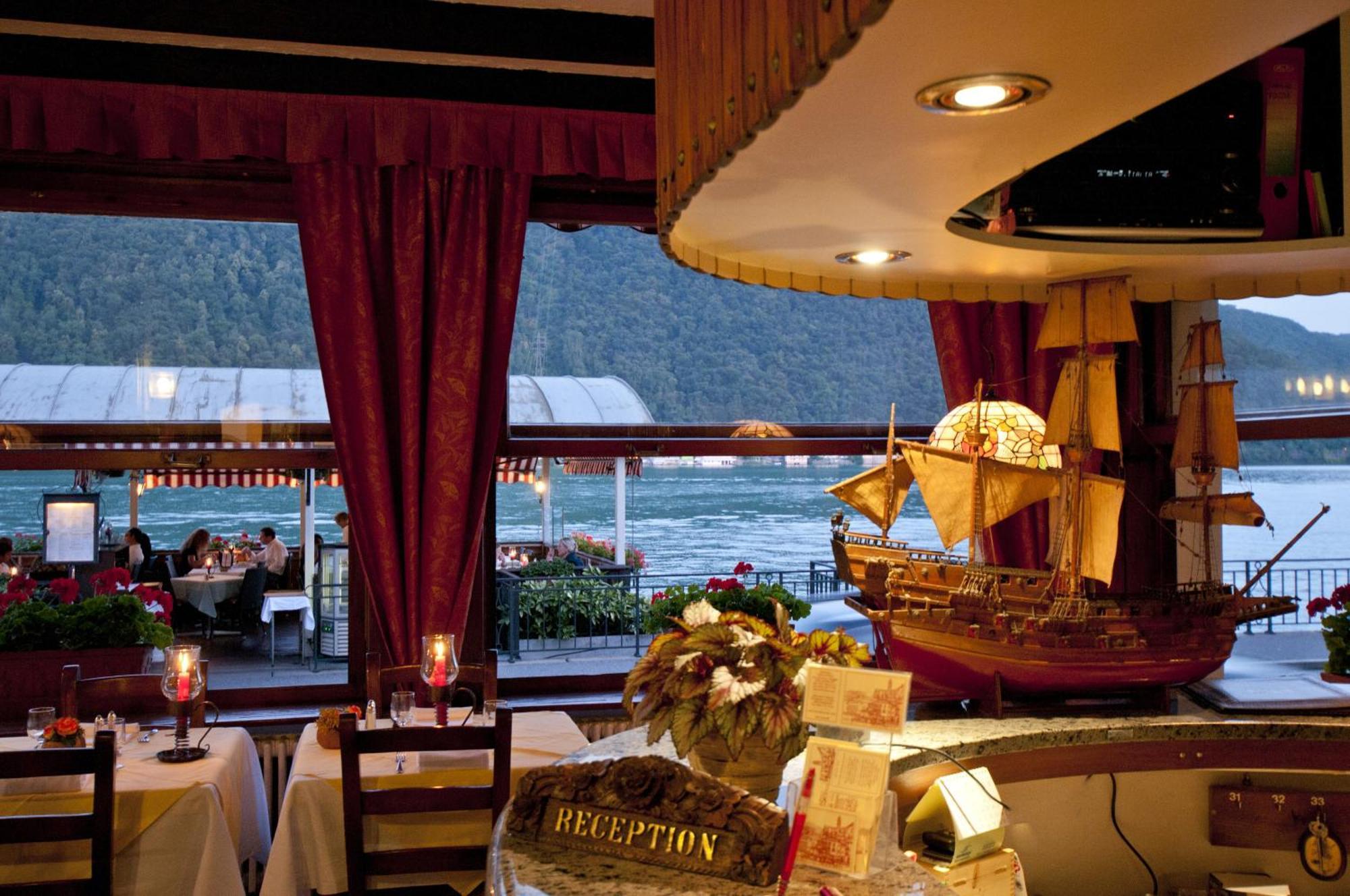 Albergo Ristorante Della Posta Morcote Bagian luar foto