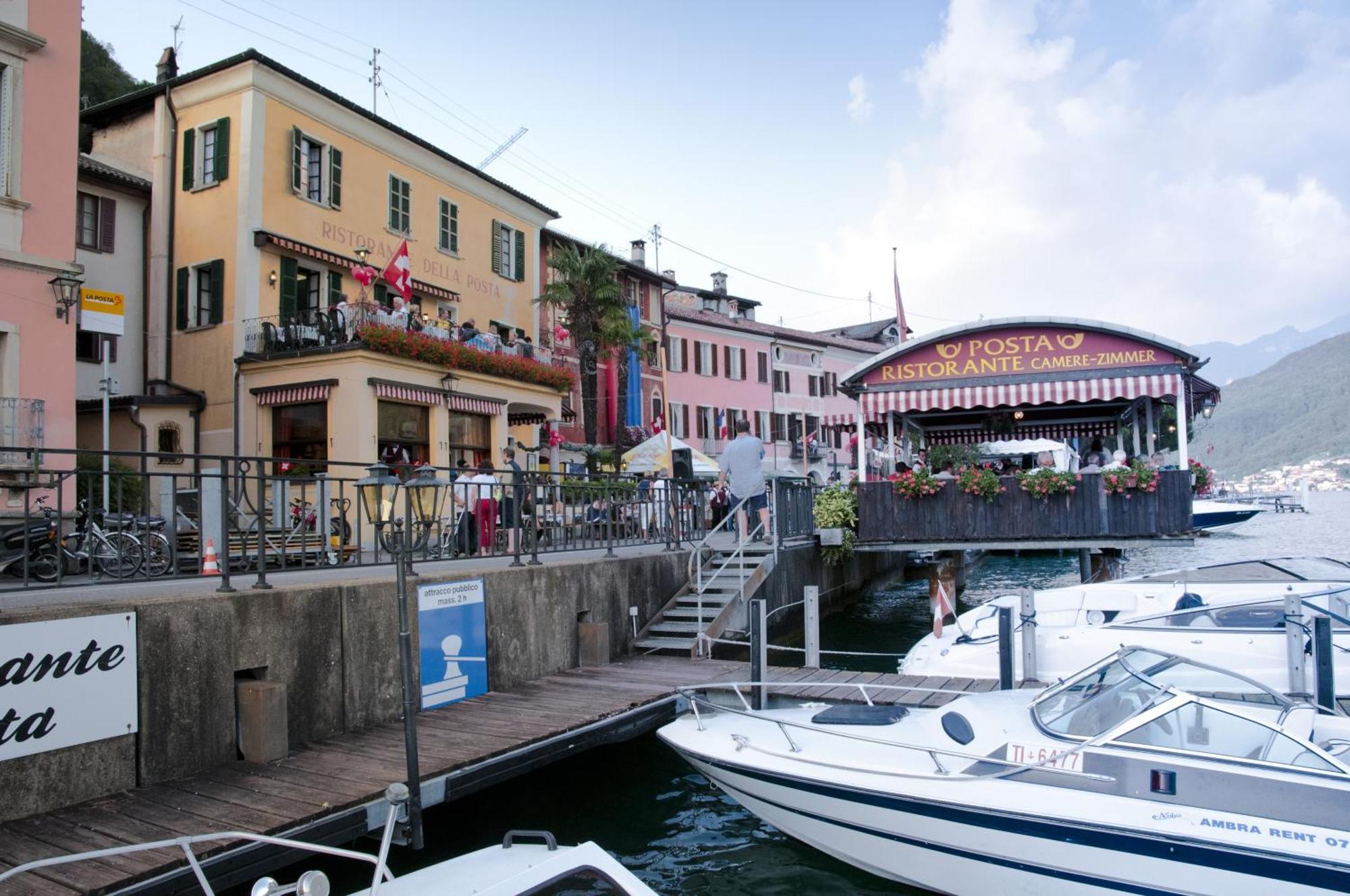Albergo Ristorante Della Posta Morcote Bagian luar foto
