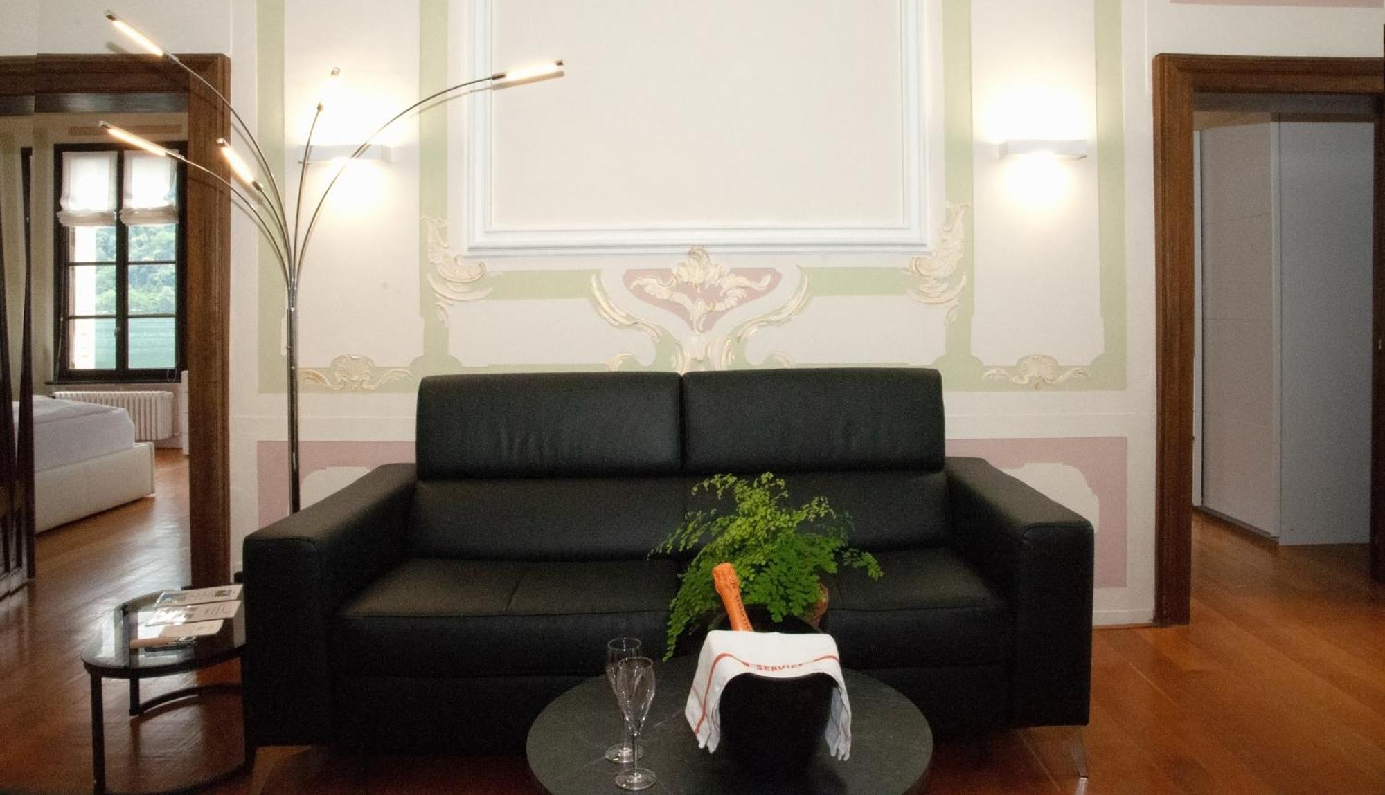 Albergo Ristorante Della Posta Morcote Bagian luar foto